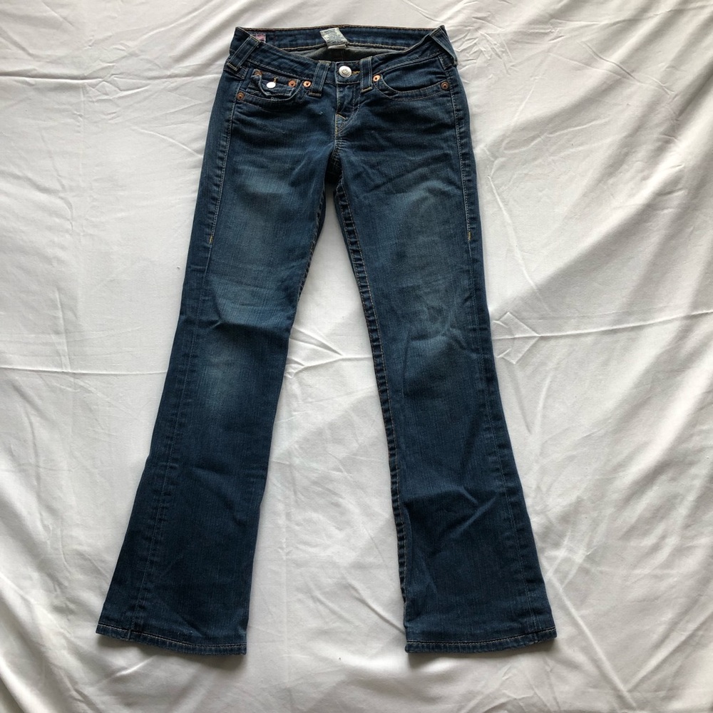 2000s lowrise true religion jeans size 25